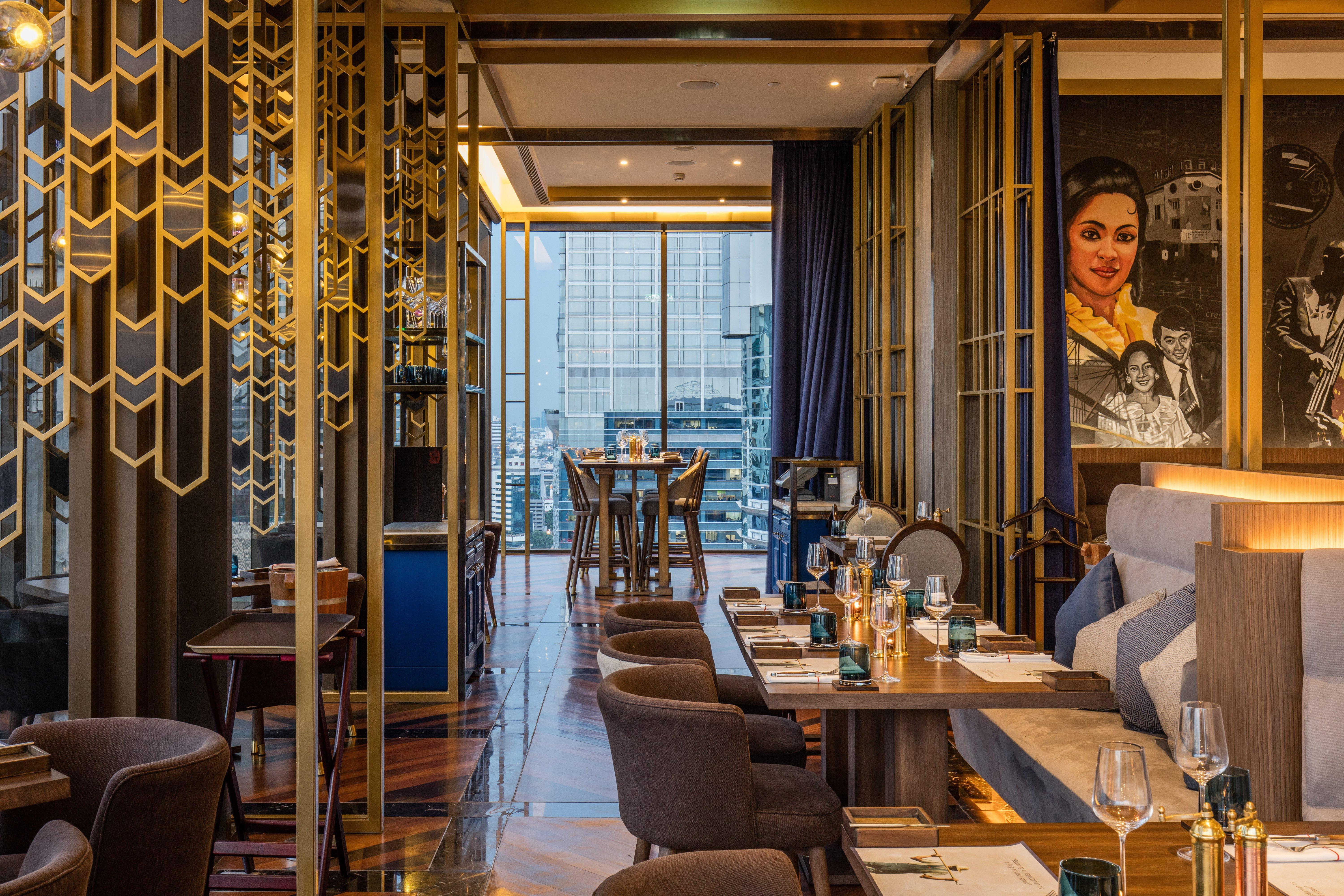Hotel Indigo Bangkok Wireless Road By Ihg Banguecoque Exterior foto The interior of the restaurant