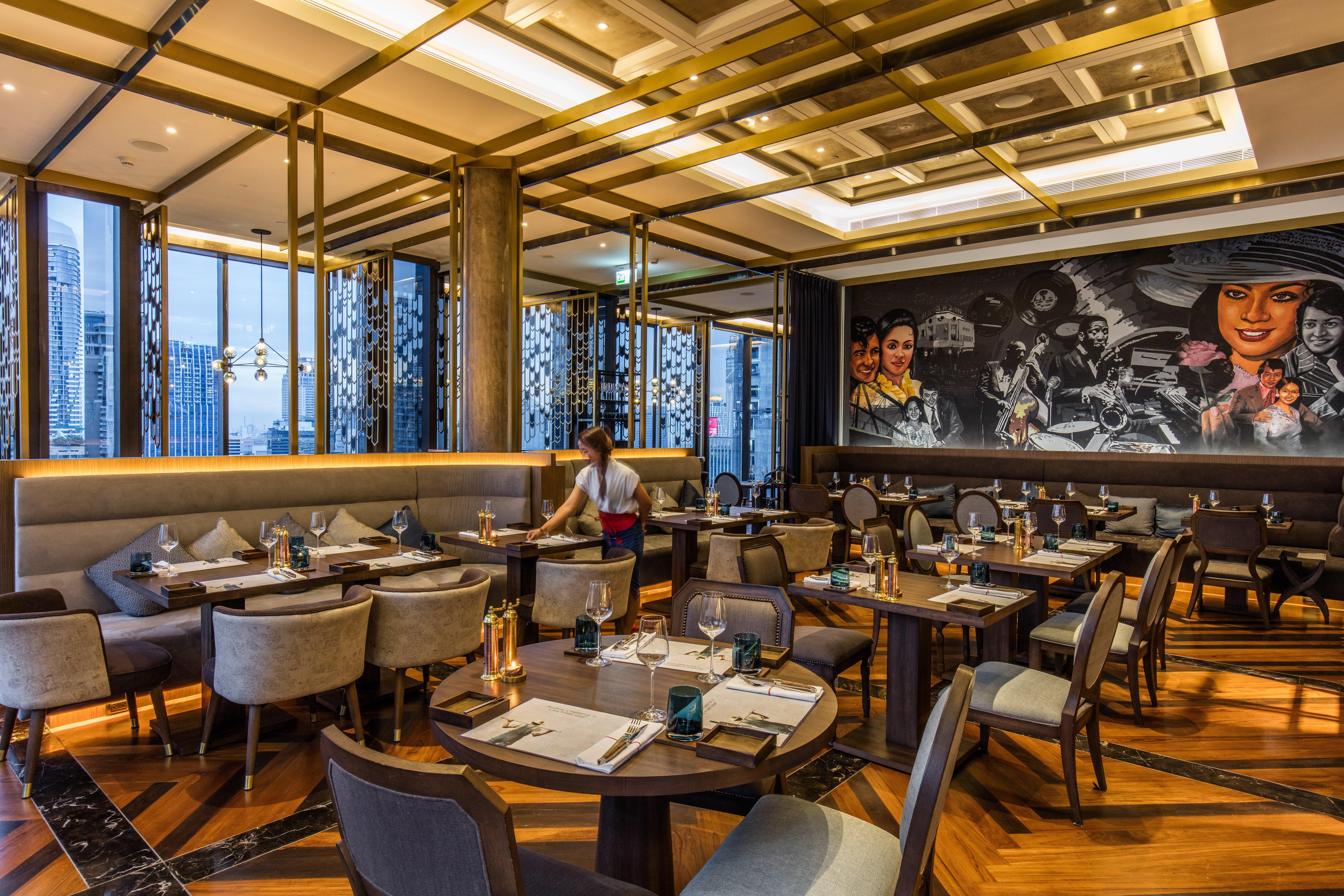 Hotel Indigo Bangkok Wireless Road By Ihg Banguecoque Exterior foto The interior of the restaurant